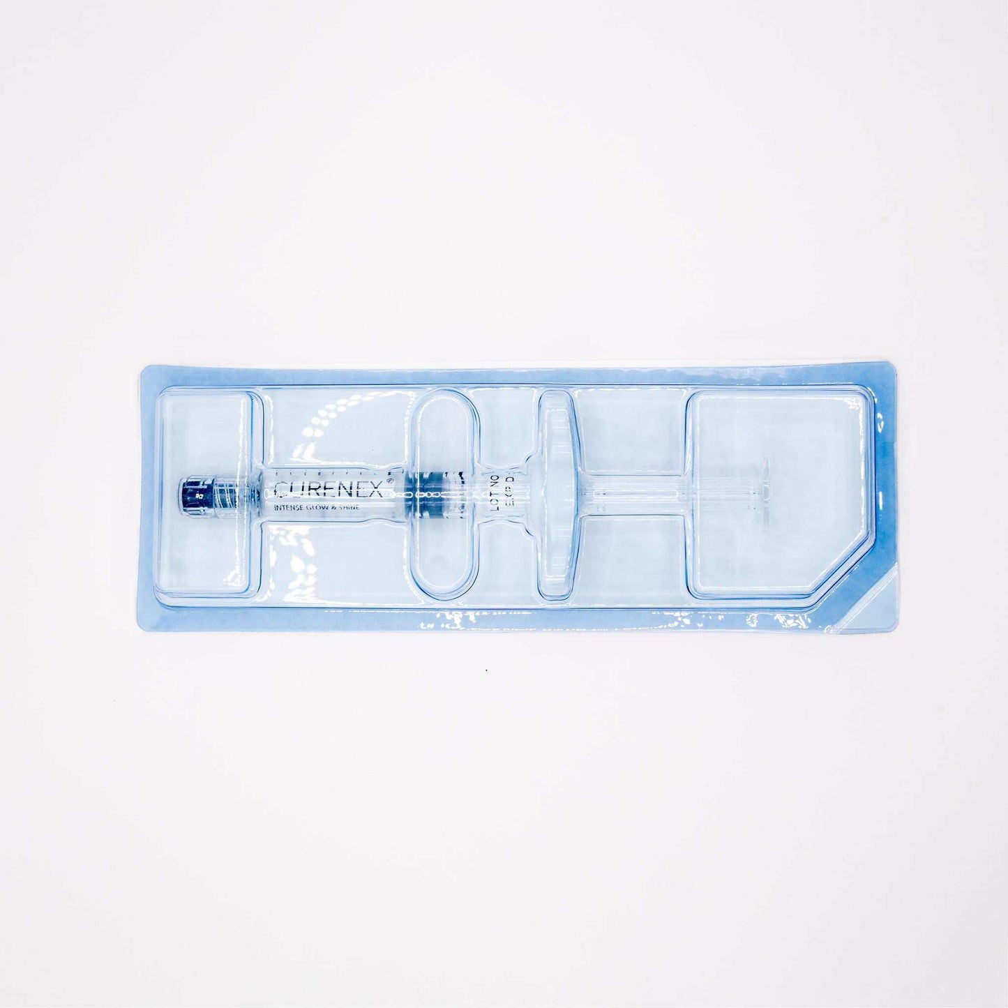 Curenex Eye PN 2ml syringe with salmon DNA for eye rejuvenation in clear plastic packaging