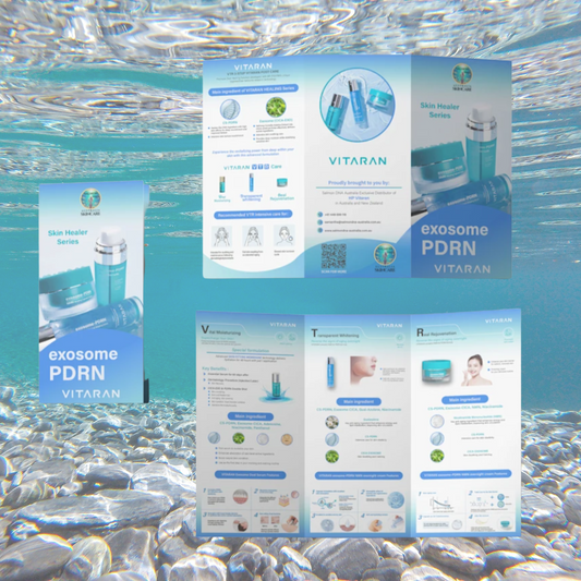 HP Vitaran Skin Healing 20 x FREE Marketing trifold Leaflets 