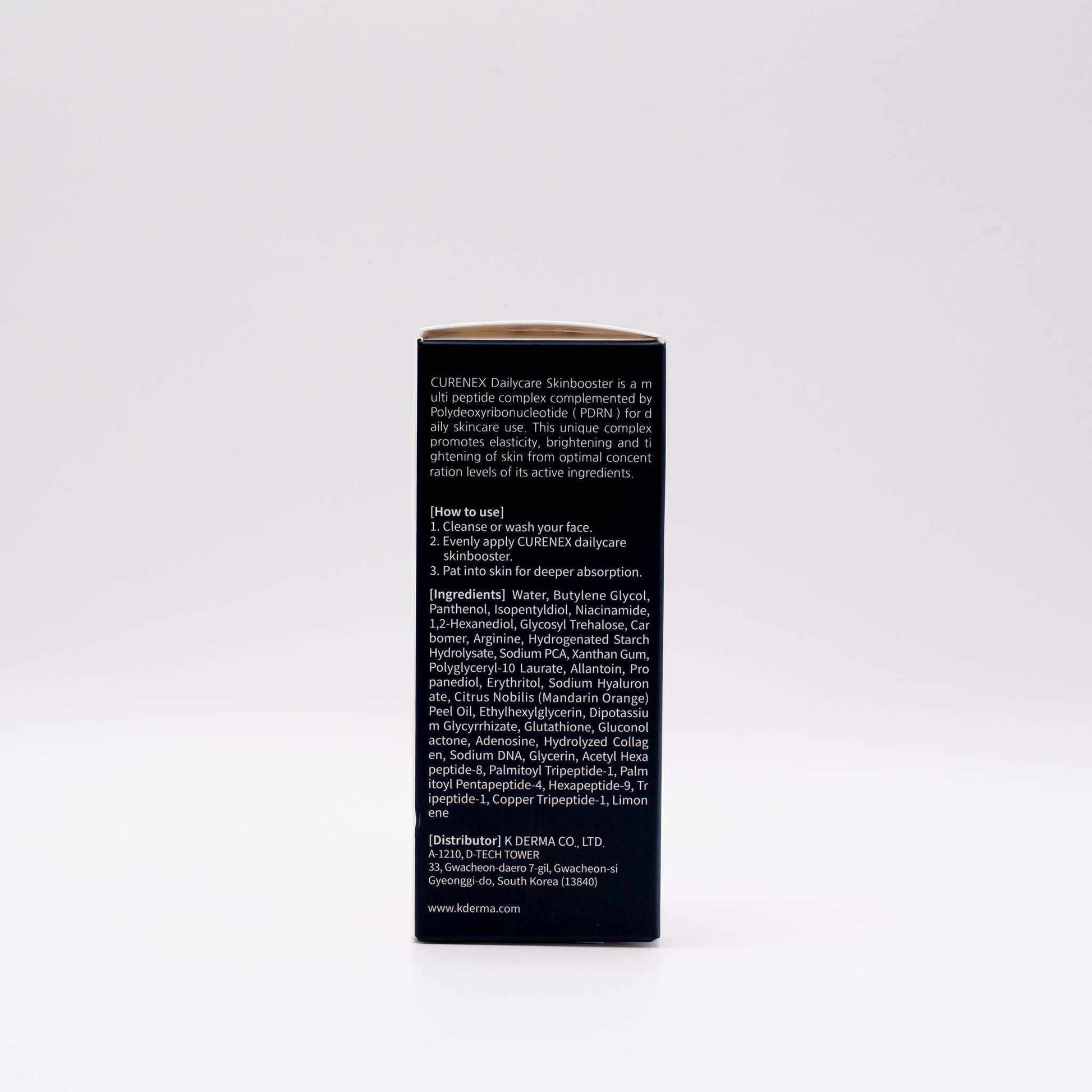 Curenex Salmon DNA daily skincare bundle box with product details on a white background