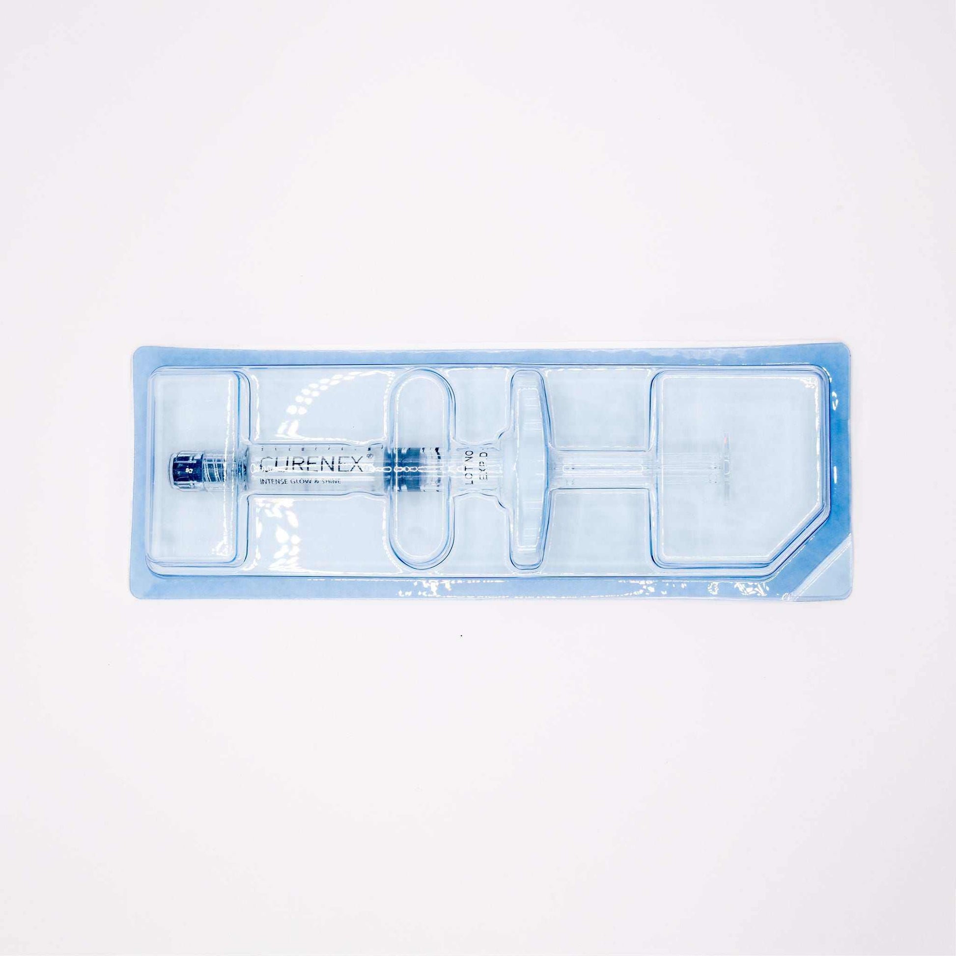 Curenex Eye PN 2ml syringe with salmon DNA for eye rejuvenation in clear plastic packaging