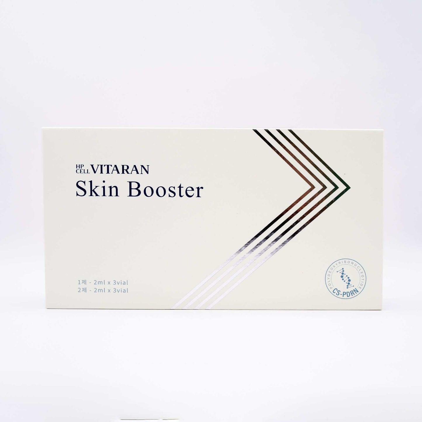 HP Cell VITARAN Salmon DNA Skinbooster box with sleek white design and product name on front